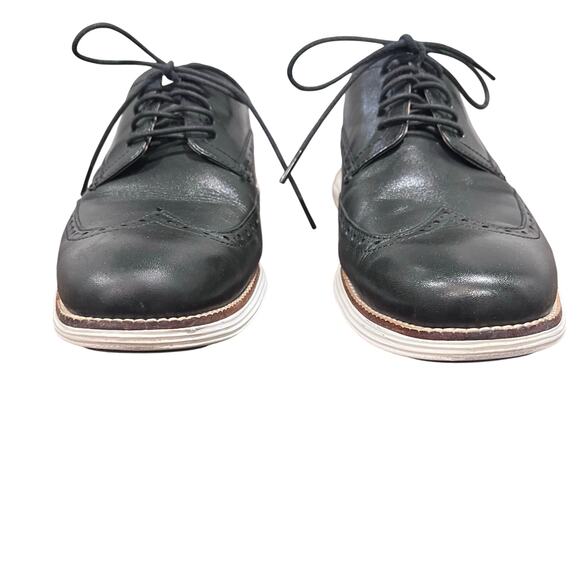 Cole Haan Grand ØriginalGrand Oxford Dress Shoes C26469 Black/White 11.5M - Picture 4 of 9